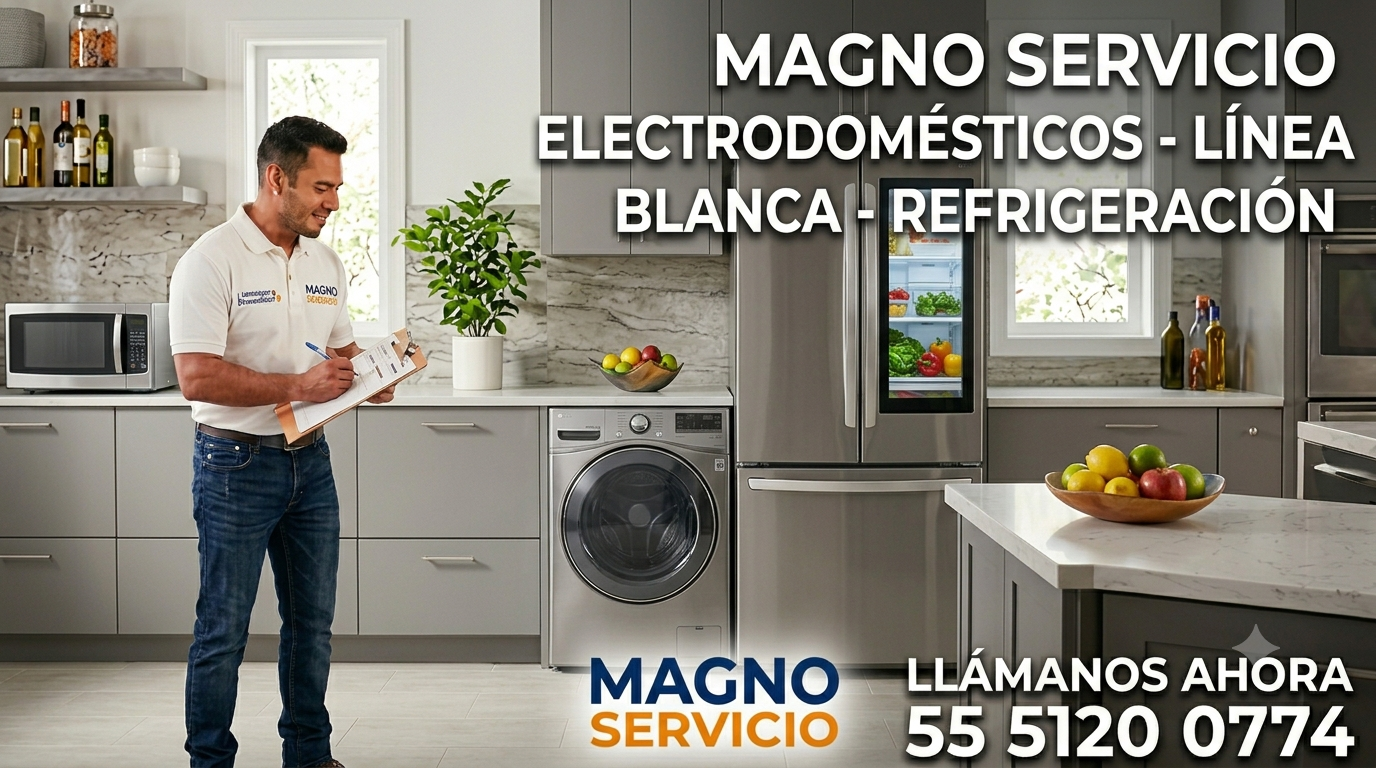 servicio electrodomésticos línea blanca refrigeración cdmx